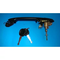 VW Polo Classic-Caddy 9K  külső kilincs zár betéttel  kulcsokkal  (1996-2002)  (Új)