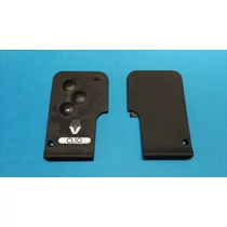 Renault Clio 3 inditó kulcs tok 3 gombos (Króm jellel)