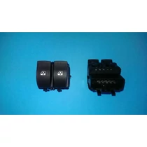 Renault Scenic 2 Clio 2 Bal első dupla kapcsoló fekete (Új)