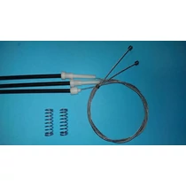 VW Polo 9N -9N3 (kereklámpás)  első bowden 3 készlet  (3 darabos)